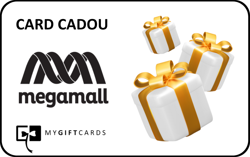 Mega Mall Bucuresti <strong style>Card Cadou Mega Mall - Ofera darul shopping-ului la maxim!</strong>
Daca esti in cautarea unui cadou pentru un prieten, coleg sau membru al familiei, nu vei da gresi cu o sesiune de shopping in Mega Mall Bucuresti!
Surprinde cu un card cadou Mega Mall ce poate fi folosit in magazinele partenere.
<strong style>Card Cadou Mega Mall - ce optiuni ai?</strong>
Iti punem la dispozitie Carduri Cadou Mega Mall cu valoarea de 100 RON si 200 RON. Plata se face cu cardul sau prin transfer bancar iar noi livram comanda ta prin curier, sub forma unui cadou, la adresa specificata de tine atunci cand plasezi comanda.
<strong style>Card Cadou Mega Mall - Utilizare</strong>
Cardul Cadou Mega Mall se foloseste ca metoda de plata in magazinele partenere din incinta Mall-ului. Lista magazinelor partenere o gasesti <strong style><a href="https://megamallbucuresti.ro/gift-card/" target="_blank">aici</a></strong> si pentru ca poate suferi modificari in orice moment, iti sugeram sa verifici aceasta pagina in aceeasi zi in care doresti sa folosesti cardul cadou.
Cardurile Cadou nu pot fi preschimbate in bani, schimbate sau rascumparate.
Valoarea unui card cadou se foloseste integral intr-un singur magazin; poti plati contravaloarea cosului de cumparaturi integral cu carduri cadoui iar daca valoarea cosului tau este mai mare decat valoarea cumulata a cardurilor cadou pe care le detii, poti plati diferenta cu cash sau card, in functie de politica magazinului participant.
Cardurile Cadou MegaMall Bucuresti sunt valabile pana pe 31 Decembrie, 2025.
